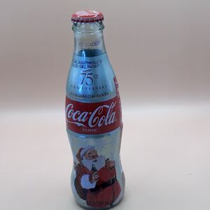 2006 Holiday 75th Anniversary Sundblom Santa Coca-Cola SEALED 8oz bottle Coke